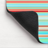 Multicolor-Streifenmuster Mousepad (Ecke)