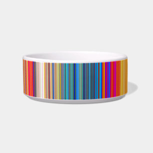 Multicolor-Streifenmuster Napf