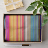 Multicolor-Streifenmuster Seidenpapier (Geschenk)