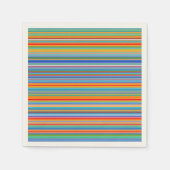 Multicolor-Streifenmuster Serviette (Vorderseite)