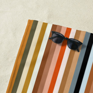 Multicolor-Streifenmuster Strandtuch