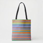 Multicolor-Streifenmuster Tasche (Vorderseite)