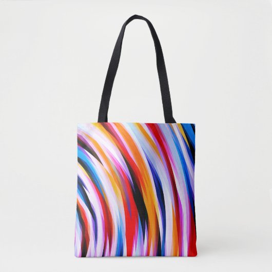 Multicolor-Streifenmuster Tasche (Vorderseite)