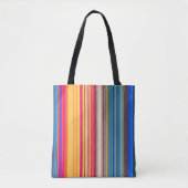Multicolor-Streifenmuster Tasche (Vorderseite)