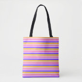 Multicolor-Streifenmuster Tasche (Vorderseite)