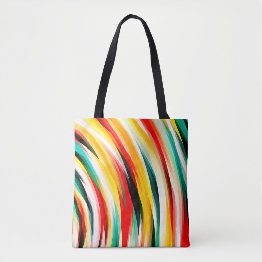 Multicolor-Streifenmuster Tasche (Vorderseite)