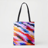 Multicolor-Streifenmuster Tasche (Vorderseite)