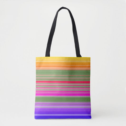 Multicolor-Streifenmuster Tasche (Vorderseite)