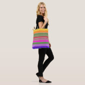Multicolor-Streifenmuster Tasche (Am Model)