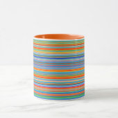 Multicolor-Streifenmuster Tasse (Zentrum)