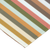 Multicolor-Streifenmuster Tischdecke (Schrägansicht)