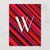 Multicolor Stripe Postkarte (Vorderseite)