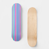 Multicolor Stripe Skateboard (Vorderseite)