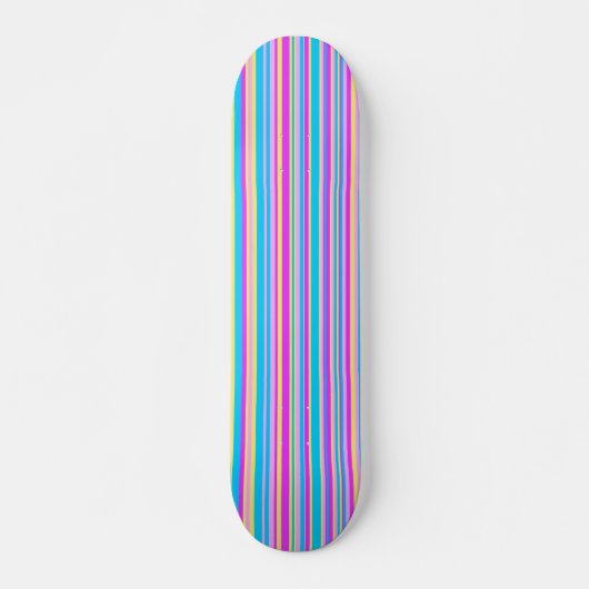 Multicolor Stripe Skateboard (Vorne)