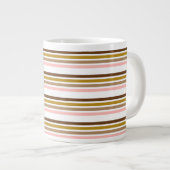 Multicolor Stripe Tee Jumbo-Tasse (Vorderseite Rechts)