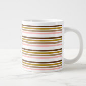 Multicolor Stripe Tee Jumbo-Tasse (Rechts)