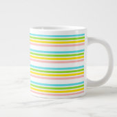 Multicolor Stripe Tee Jumbo-Tasse (Rechts)