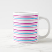 Multicolor Stripe Tee Jumbo-Tasse (Rechts)