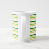 Multicolor Stripe Tee Jumbo-Tasse (Rückseite)