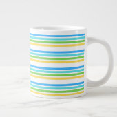 Multicolor Stripe Tee Jumbo-Tasse (Rechts)