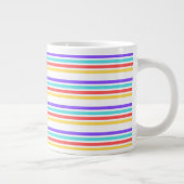 Multicolor Stripe Tee Jumbo-Tasse (Rechts)