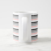 Multicolor Stripe Tee Jumbo-Tasse (Rückseite)