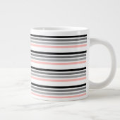 Multicolor Stripe Tee Jumbo-Tasse (Rechts)