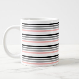 Multicolor Stripe Tee Jumbo-Tasse