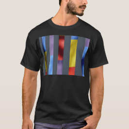 Multicolor Striped Artistic Tuch T-Shirt