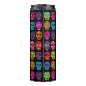 Multicolor Sugar Skulls Thermosbecher (Rückseite)