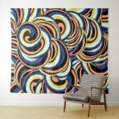 Multicolor Swirls-Muster Wandteppich (Beispiel (Horizontal))