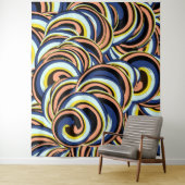 Multicolor Swirls-Muster Wandteppich (Beispiel)