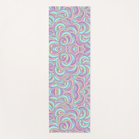 Multicolor Swirls Pattern Yogamatte (Vorderseite)