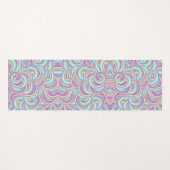 Multicolor Swirls Pattern Yogamatte (Vorderseite (Horizontal))