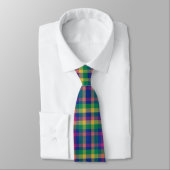 Multicolor tartan krawatte (Gebunden)