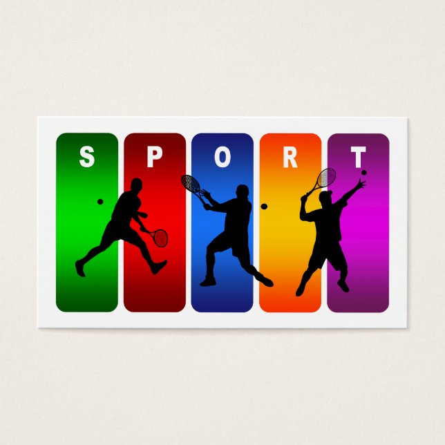 Multicolor Tennis Emblem (männlich) (Vorderseite)