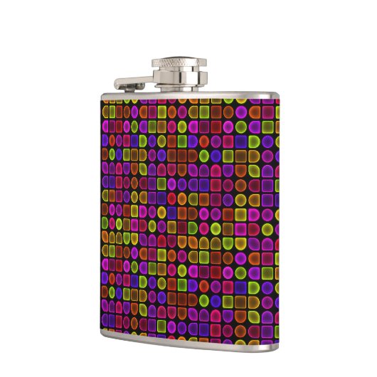 Multicolor Textur Flachmann (Links)