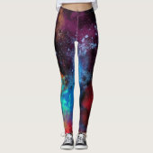 Multicolor Textur Leggings (Vorderseite)
