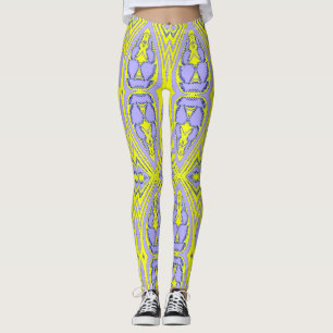 Multicolor-Textur "Ratti_Creative_Arts"-Leggings Leggings