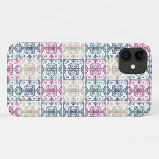 Multicolor Tiles Case-Mate iPhone Hülle (Rückseite (Horizontal))