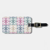 Multicolor Tiles Gepäckanhänger (Vorderseite horizontal)