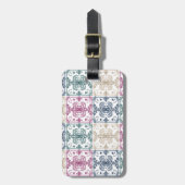 Multicolor Tiles Gepäckanhänger (Vorderseite vertikal)
