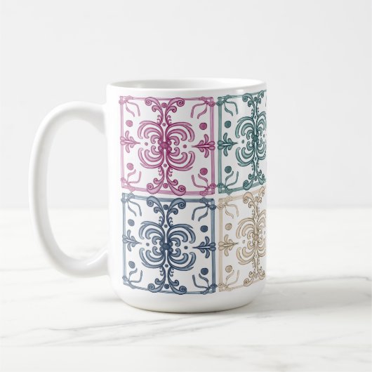 Multicolor Tiles Kaffeetasse (Links)