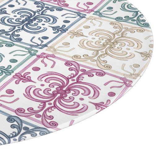 Multicolor Tiles Schneidebrett (Ecke)