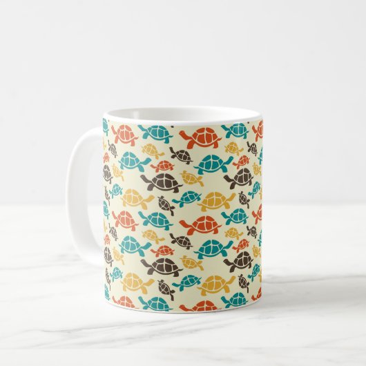 Multicolor Tortoise Kaffeetasse (Vorderseite Links)