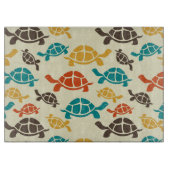 Multicolor Tortoise Schneidebrett (Vorderseite)