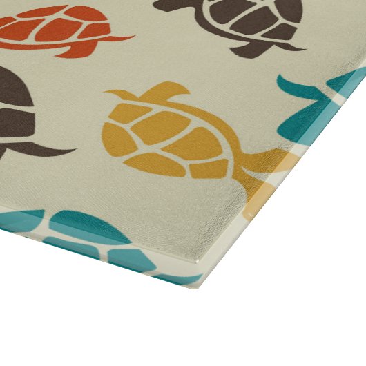 Multicolor Tortoise Schneidebrett (Ecke)