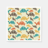 Multicolor Tortoise Serviette (Vorderseite)