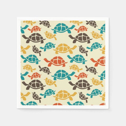 Multicolor Tortoise Serviette (Vorderseite)