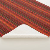 Multicolor - Trendy Style - Streifenmuster Sherpadecke (3/4)